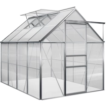 Greenhouse 4 Rooms 7,6 m³ Aluminum + Windows, Rain Gutter - UV Resistant
