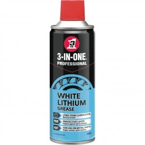 3 In 1 Professional White Lithium Grease 400ml