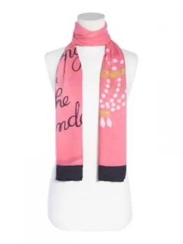 Kate Spade New York Chandelier oblong scarf Pink