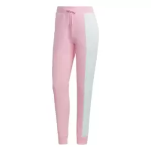 adidas Essentials Colorblock Joggers Womens - True Pink / Almost Blue / Whit
