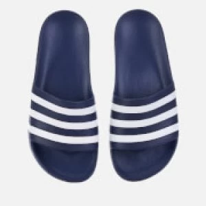 Adidas Adilette Aqua Slide Sandals - Dark Blue - UK 6 - Blue
