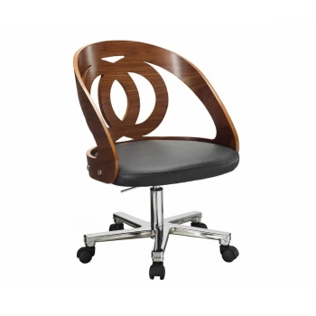 Jual Helsinki Curve Walnut Office Chair