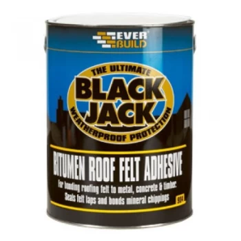 Everbuild 904 Black Jack Bitumen Roof Felt Adhesive - 2.5 Litres