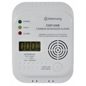Mercury Carbon Monoxide Digital Alarm