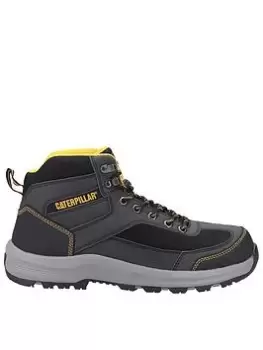 Caterpillar Elmore Mid Hiker Safety Boot, Grey, Size 7, Men
