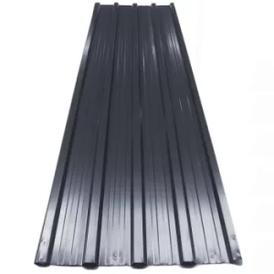 Corrugated Roof Sheets 12Pcs Anthracite 7m²