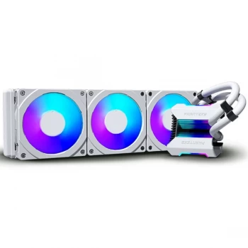 Phanteks Glacier One 360MPH All In One CPU Water Cooler HALOS D-RGB White - 360mm
