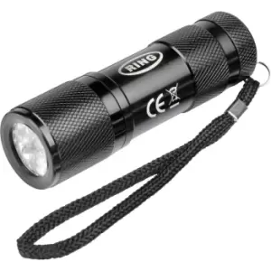 Ring Automotive Ring 9 LED Torch 30lm in Black Aluminium
