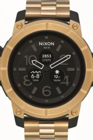 Mens Nixon The Mission SS Alarm Chronograph Watch A1216-501
