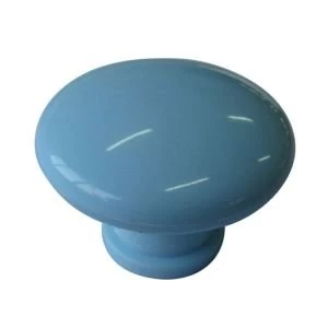 BQ Light blue Round Internal Knob Cabinet knob D40 mm