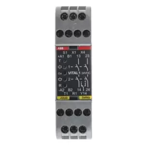 ABB 24 V dc Safety Relay - With 2 Safety Contacts, Automatic, Manual Reset