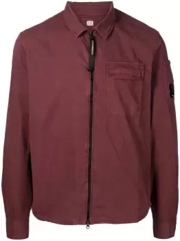 C.P. COMPANY Chest flap-pocket detail jacket Red