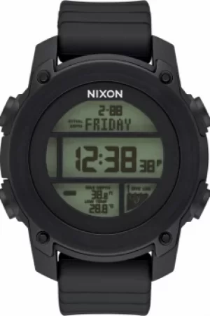 Mens Nixon The Unit Drive Alarm Chronograph Watch A962-001