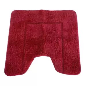 Mayfair Cashmere Touch Ultimate Microfibre Pedestal Mat (50x50cm) (Red)