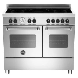 Bertazzoni MAS100-5I-MFE-D-XE Master Series 100cm Electric Induction Range Cooker - Stainless Steel