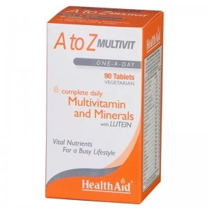 HealthAid A to Z Multivit & Minerals 90 Tablets