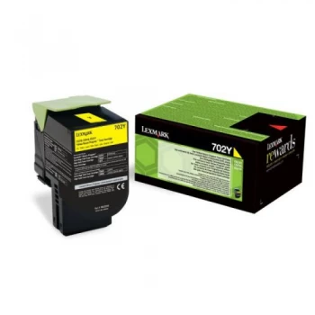 Lexmark 70C20Y0 Yellow Laser Toner Ink Cartridge
