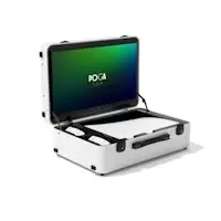 Indi Gaming POGA Lux White Portable Console Case with Monitor - PS5 UK (PL2W010)