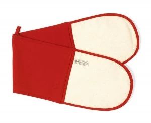 Le Creuset Double Oven Glove Red