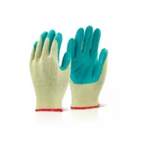 Click - economy grip glove green l - Green - Green