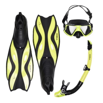 Gul Mask Snorkel And Fin Set Adults - Yellow