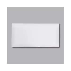 White Bevelled White Wall Tile 10 x 20cm - Metro