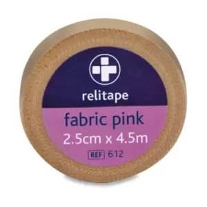 Reliance Medical Fabric Elastic Pink Tape 2.5cm x 4.5M- you get 432