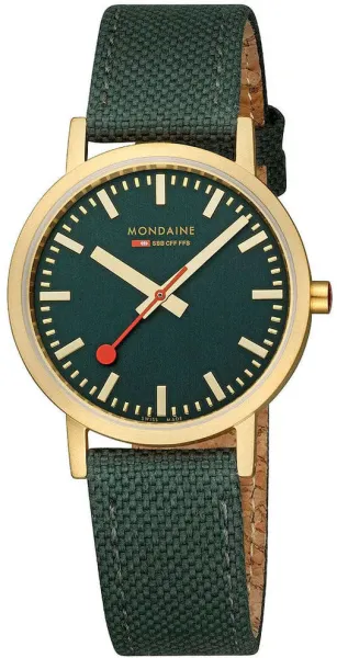 Mondaine Watch Classic Forest Green