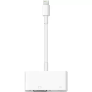 Apple Lightning to VGA Adapter. Connector 2: VGA (D-Sub) Connector contacts plating: Gold Product colour: White. Quantity per pack: . Connector(s): Li