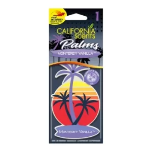California Car Scents Monterey Vanilla Car Air freshener (Case Of 6)