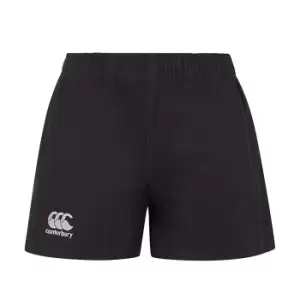 Canterbury Childrens/Kids Polyester Rugby Shorts (12 Years) (Black)