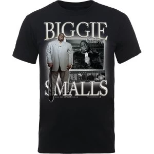 Biggie Smalls - Smalls Suited Unisex X-Large T-Shirt - Black