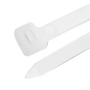 BQ White Cable Ties L140mm Pack of 50