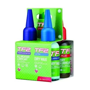 TF2 Pack Of 4 Mixed Chain Lube 50ml