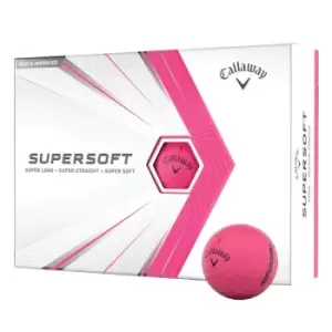 Callaway 2021 Golf Balls SUPERSoft PNK (Doz)