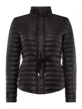 Michael Kors Belted Packable Puffer Jacket Black