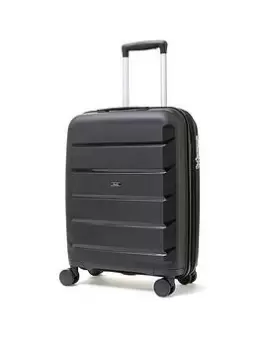 Rock Luggage Tulum 8 Wheel Hardshell Cabin Suitcase - Black