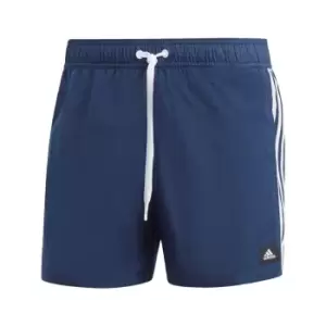 adidas 3-Stripes CLX Swim Shorts Mens - Team Navy Blue 2 / White