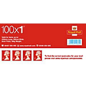 Royal Mail 1st Class Postage Stamps 100 Pieces