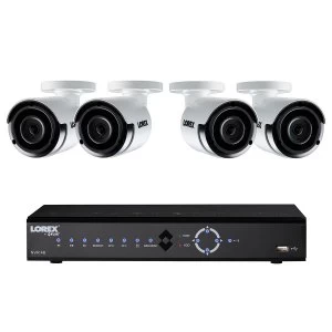 Lorex CCTV 8 Channel 4K Ultra HD NVR 2TB + 4 x 4MP Super HD Cameras
