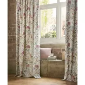 Country Hedgerow Floral Fully Lined Pencil Pleat 66x90' Curtains - Voyage Maison