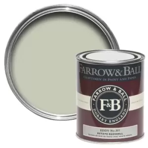 Farrow & Ball Estate Eddy No. 301 Eggshell Paint, 750Ml