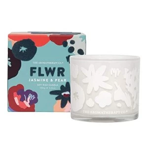 The Aromatherapy Co 100g FLWR Candle - Jasmine & Pear