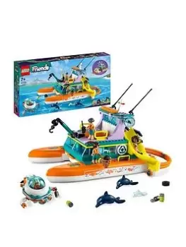Lego Friends Sea Rescue Boat Toy Playset 41734