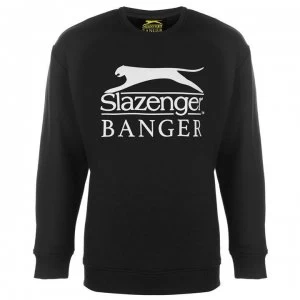 Slazenger Banger Logo Sweatshirt - Black