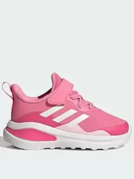 adidas Infant Fortarun, Pink/White, Size 6