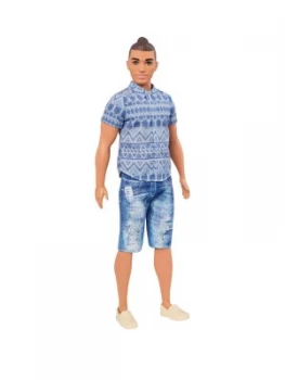 Barbie Ken Fashionistas Distressed Denim Doll