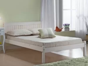 Birlea Rio 4ft6 Double Whitewash Wooden Bed Frame