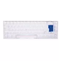 Ducky One2 SF Pure White 65% RGB Backlit Cherry Blue MX Switches USB Mechanical Gaming Keyboard UK L