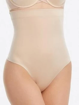 Spanx Suit Your Fancy High-Waisted Thong - Nude, Size XL, Women